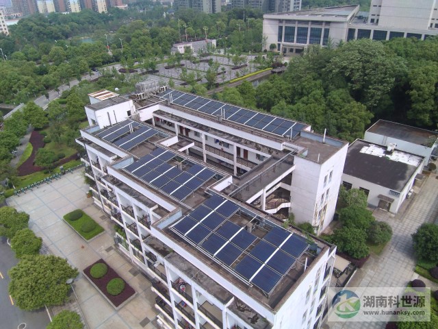 湖南省人民政府武警樓及員工樓集中式太陽能熱水系統(tǒng)工程